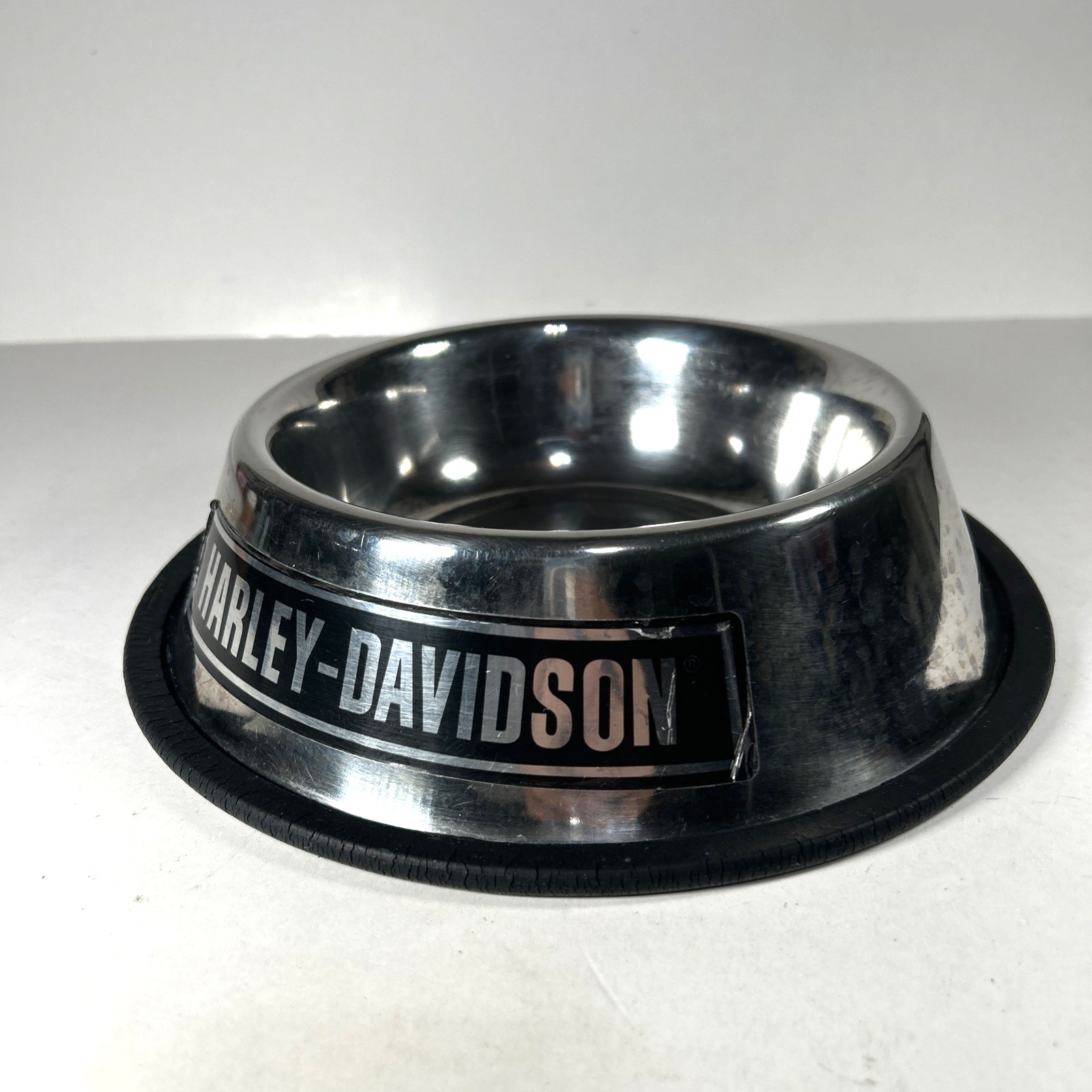 Harley-Davidson Stainless Steel Dog Bowl, 32 Ounce