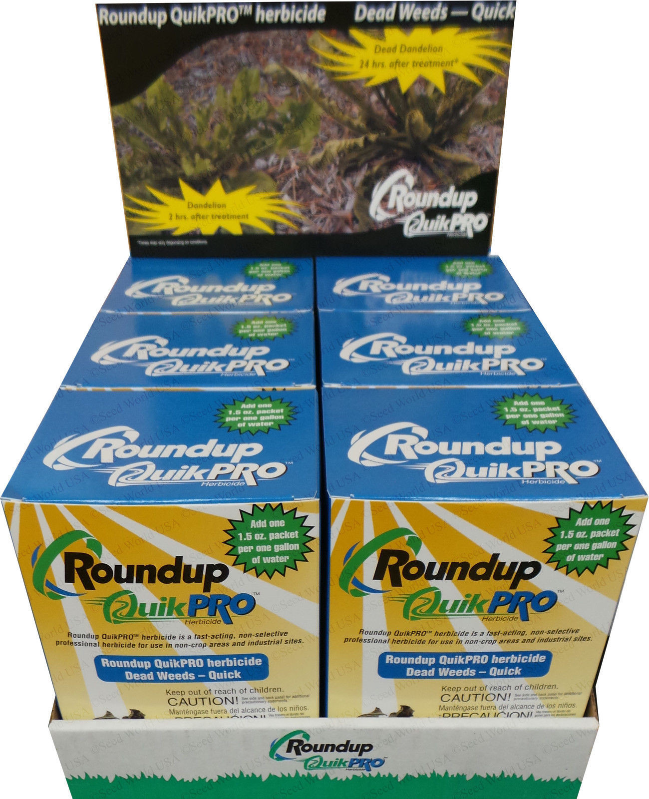 Quikpro Herbicide Packets - Roundup Concentrate - 30 Count