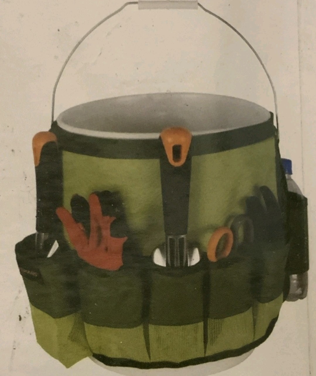 FISKARS Green Tool Bucket Organizer for Gardening Handyman