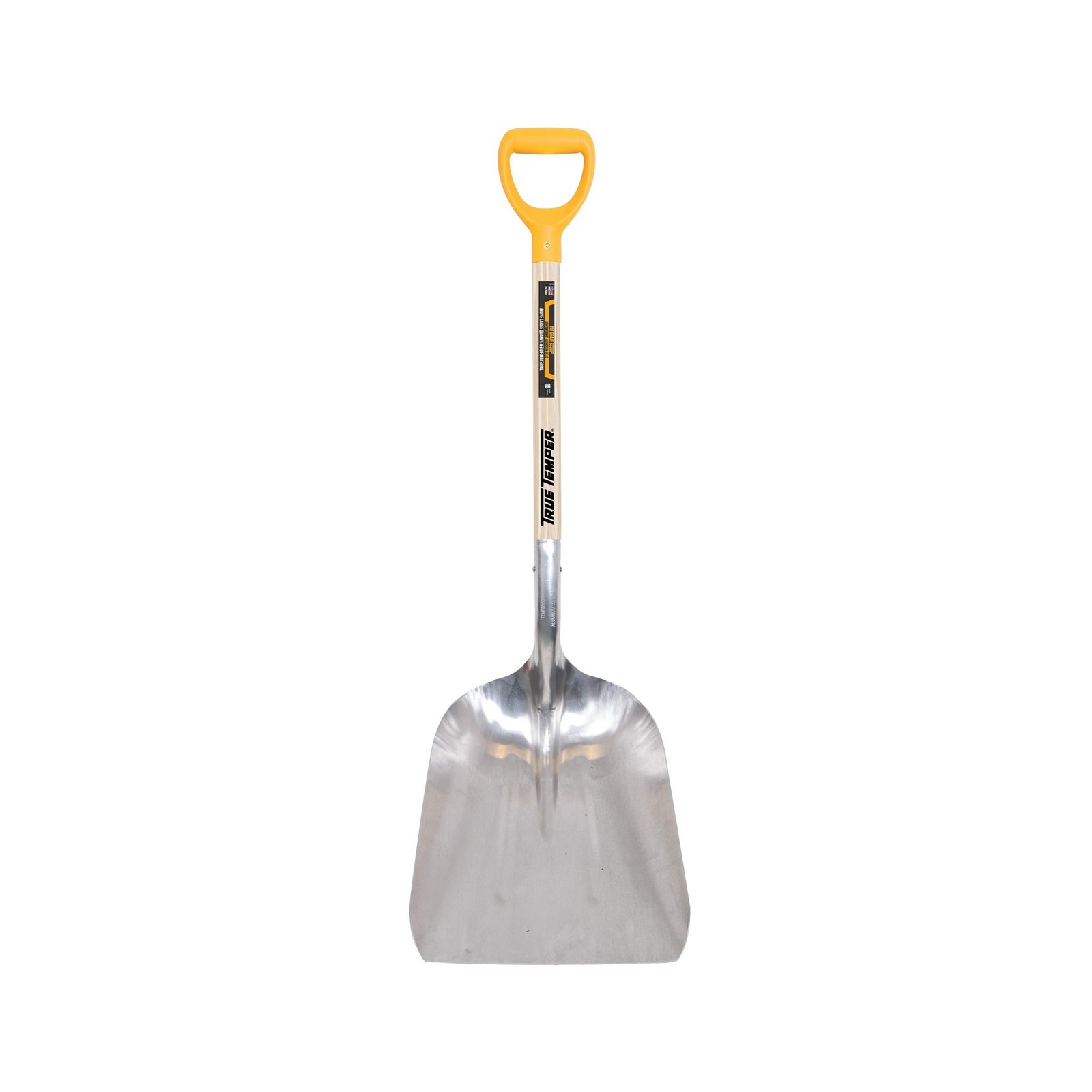 True Temper Aluminum Shovel - Hardwood Grip Handle Model 168...