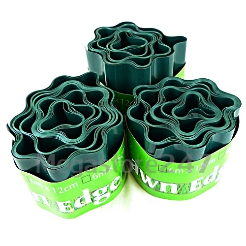 Green Lawn Grass Path Border Edging Fence Wall Driveway Edgi...