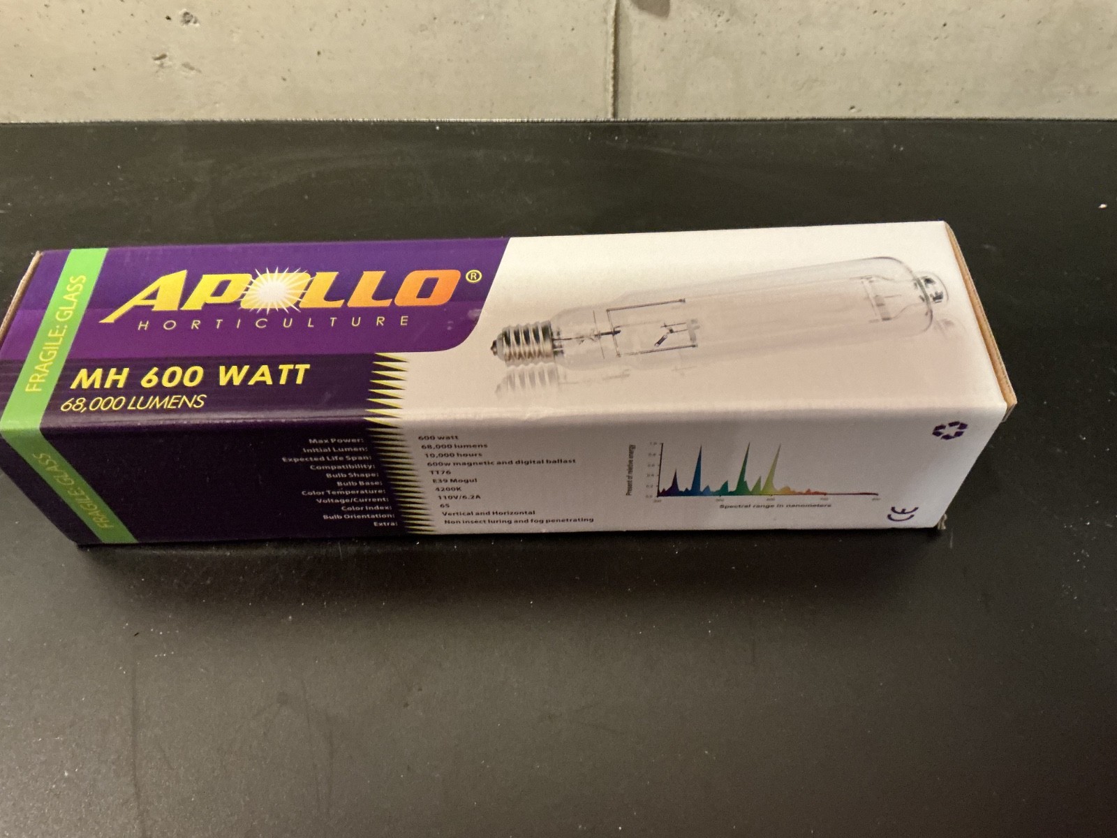 Apollo Metal Halide Lamp 600W