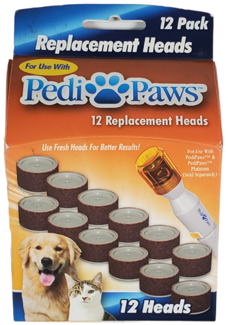 Pedi Paws Nail Trimmer Replacement Heads - 12 Pack