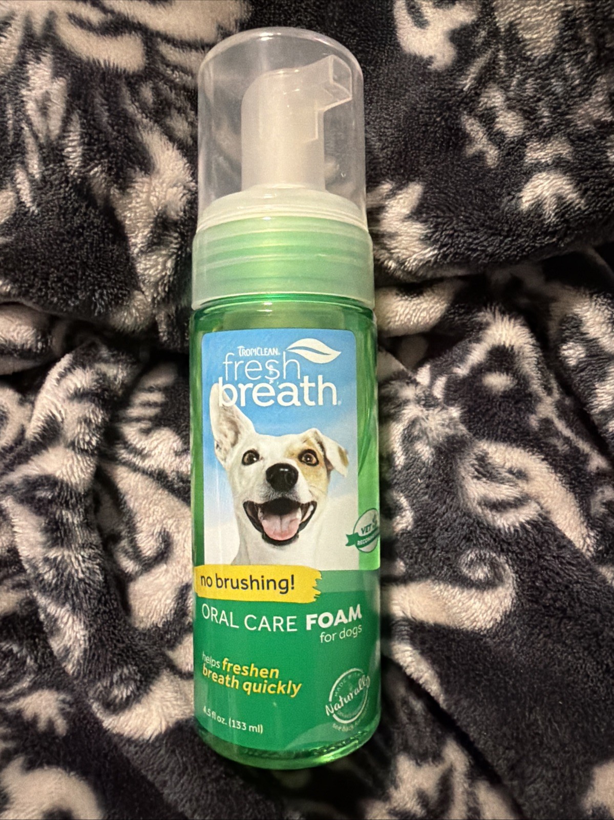 Tropiclean Dog Oral Care Foam Fresh Breath Gel