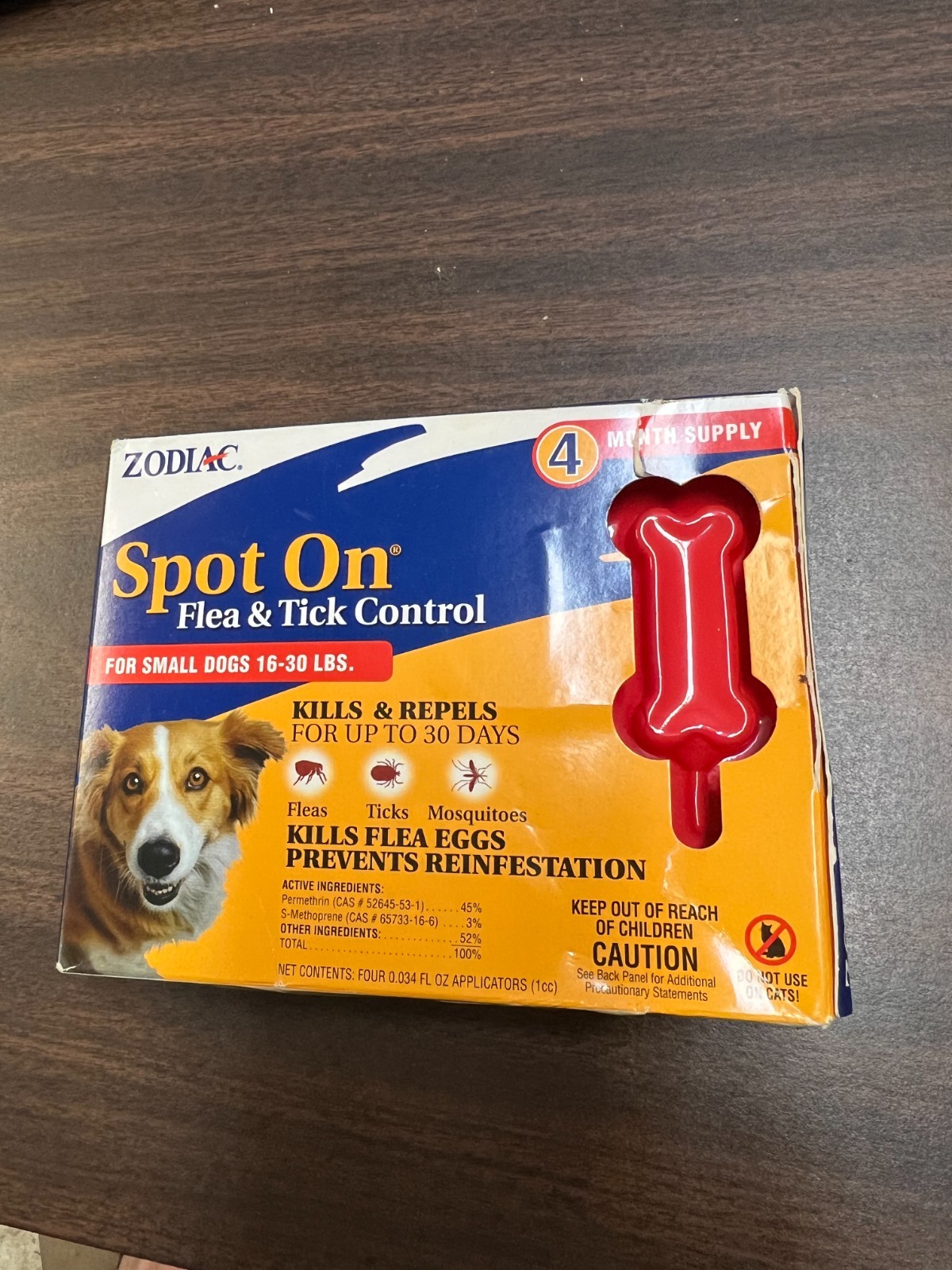 Zodiac Spot On Flea & Tick Control for Small Dogs (16-30 lbs...