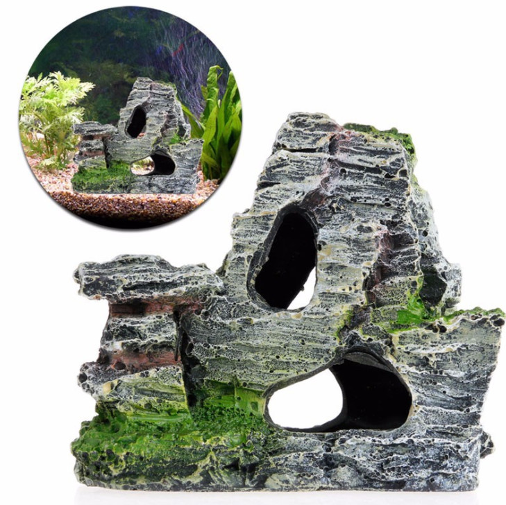 Rockery Cave Underwater Decor for Fish Tank