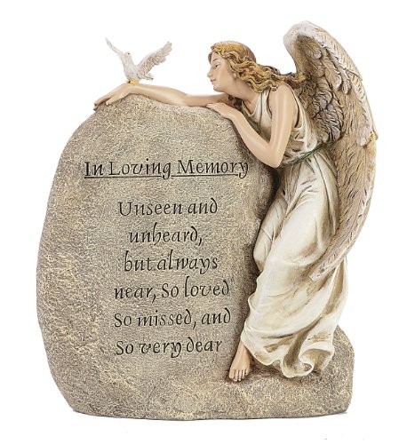 Joseph Studio Memorial Angel Garden Stone 11.25"