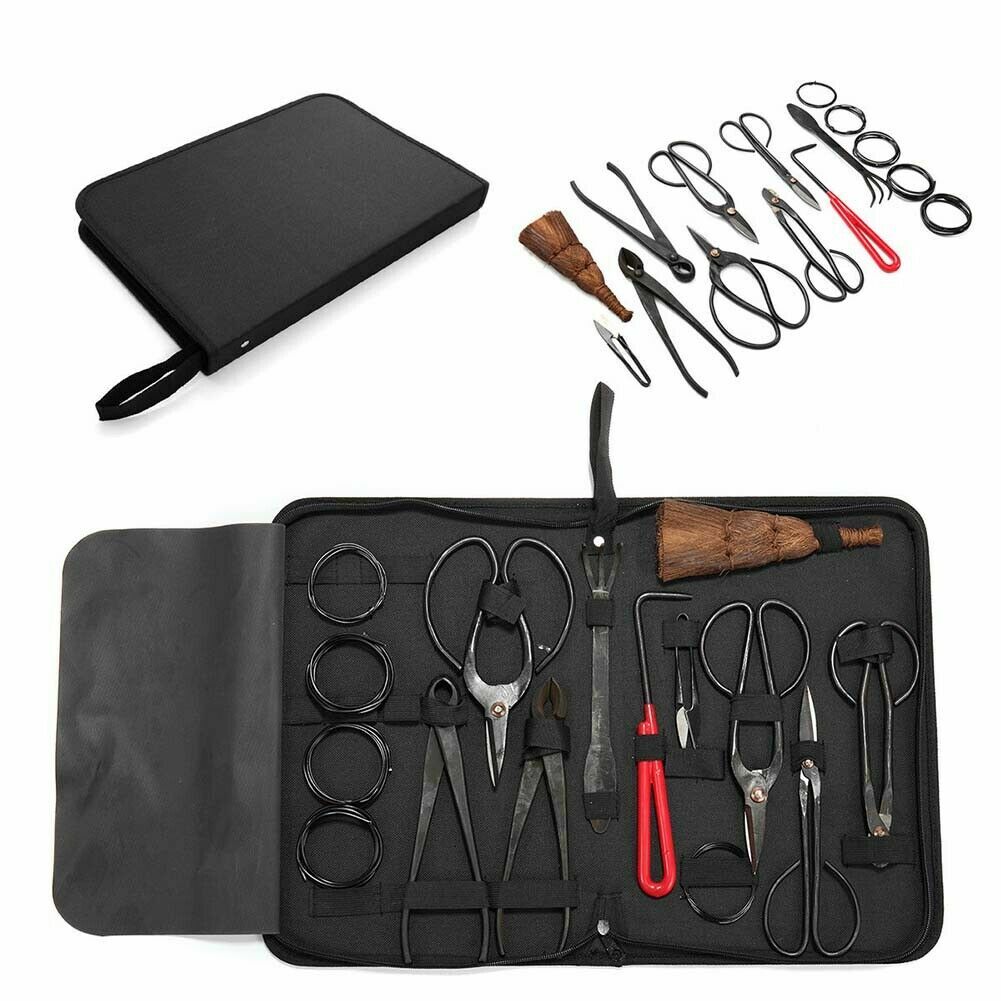 Bonsai Tool Set: Carbon Steel Cutter Scissors Shears Tree Ny...