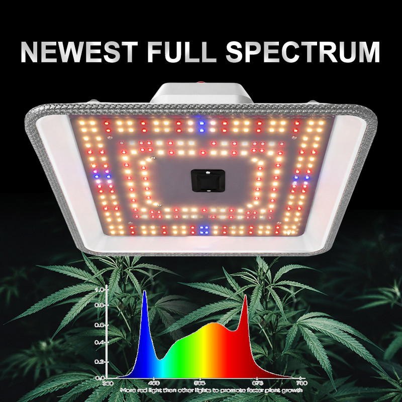 Full Spectrum LED Grow Light (600W) - Veggie & Flower Plant...