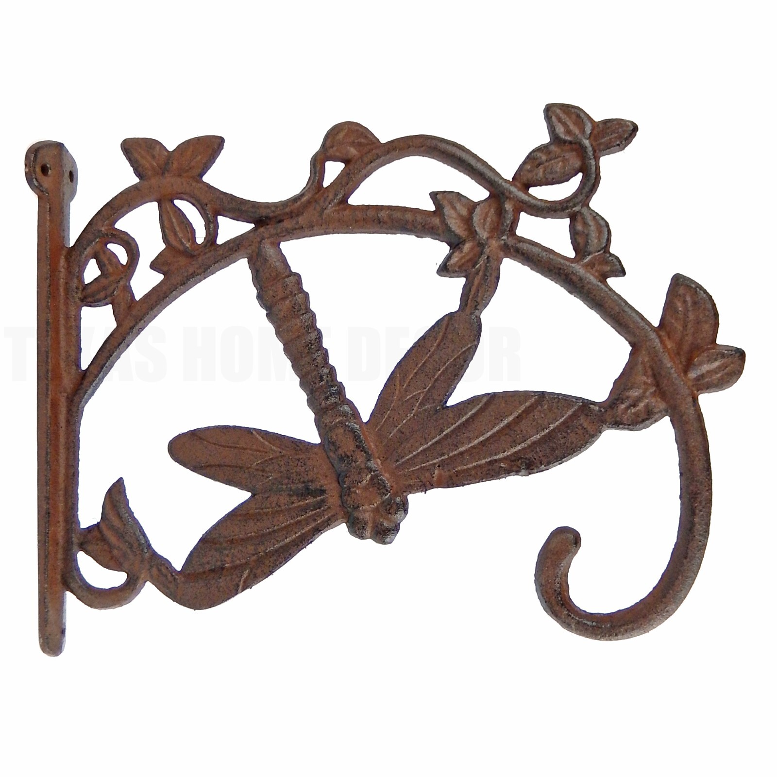 Cast Iron Dragonfly Wall Bracket (11")