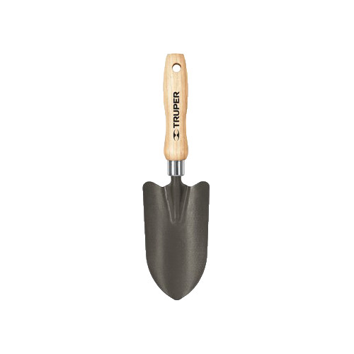 Truper Floral Steel Garden Trowel With Ash Handle, 12in