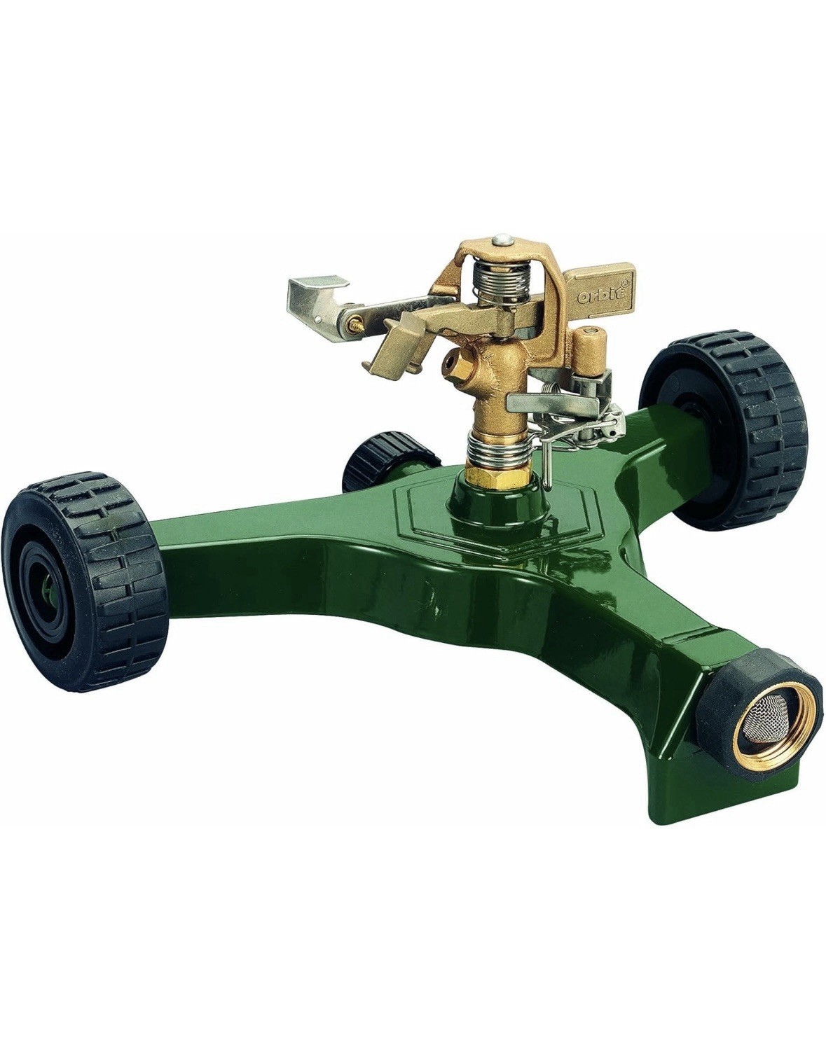 Orbit Lawn & Garden Sprinkler - 1/2-Inch Brass Metal Green I...