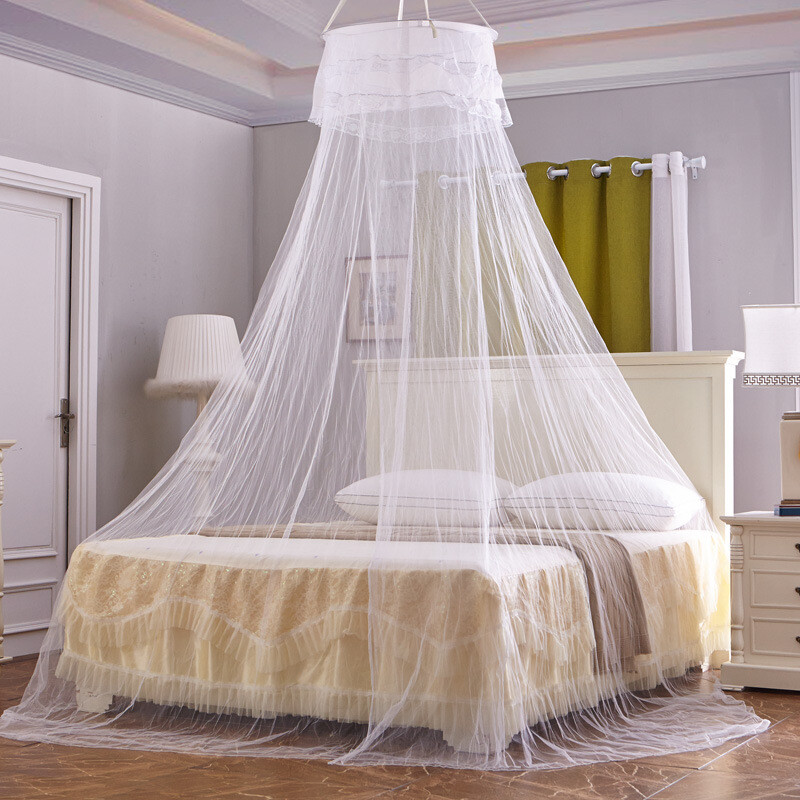 Pet Buy Mall Round Lace Mosquito Net Princess Dome Mesh Cano...