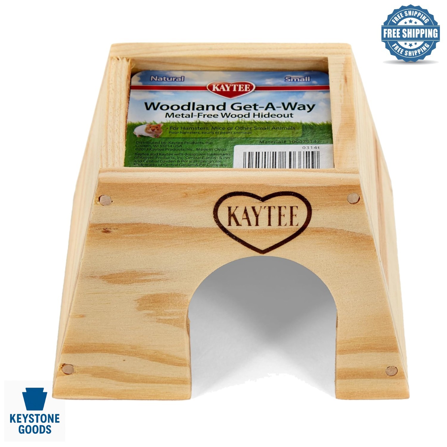 KAYTEE Woodland Hideout for Mice & Dwarf Hamsters