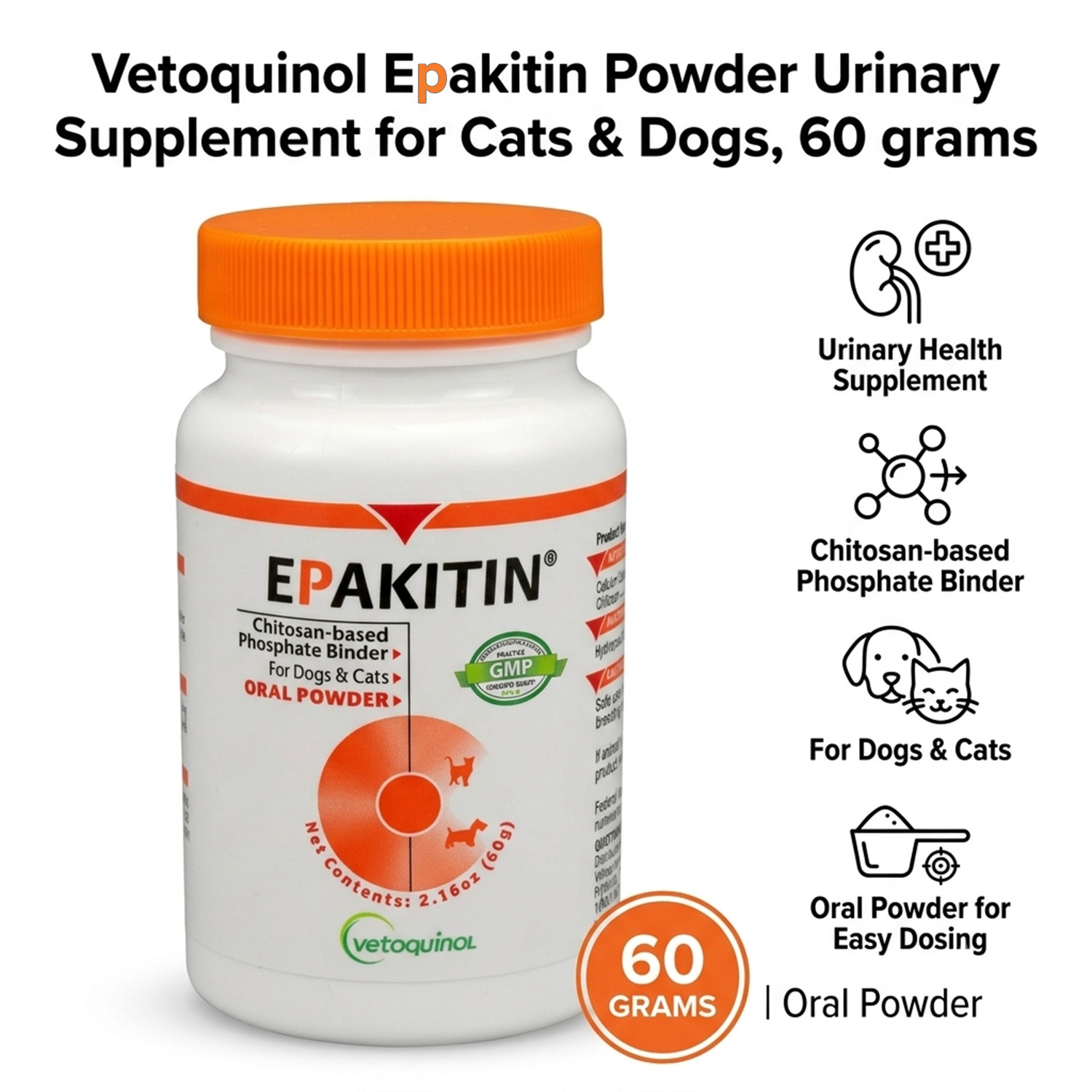 Vetoquinol Epakitin Urinary Support Powder