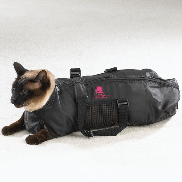 Cat Grooming Nail Clipping Bathing Bag No Bite Scratch Restr...