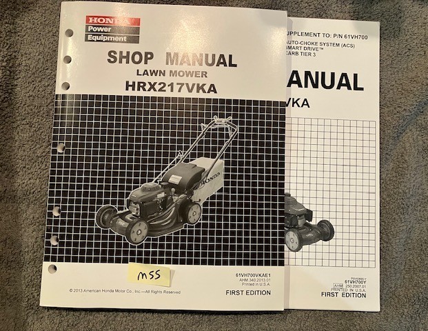 Honda HRX217VKA Lawn Mower Service Manual