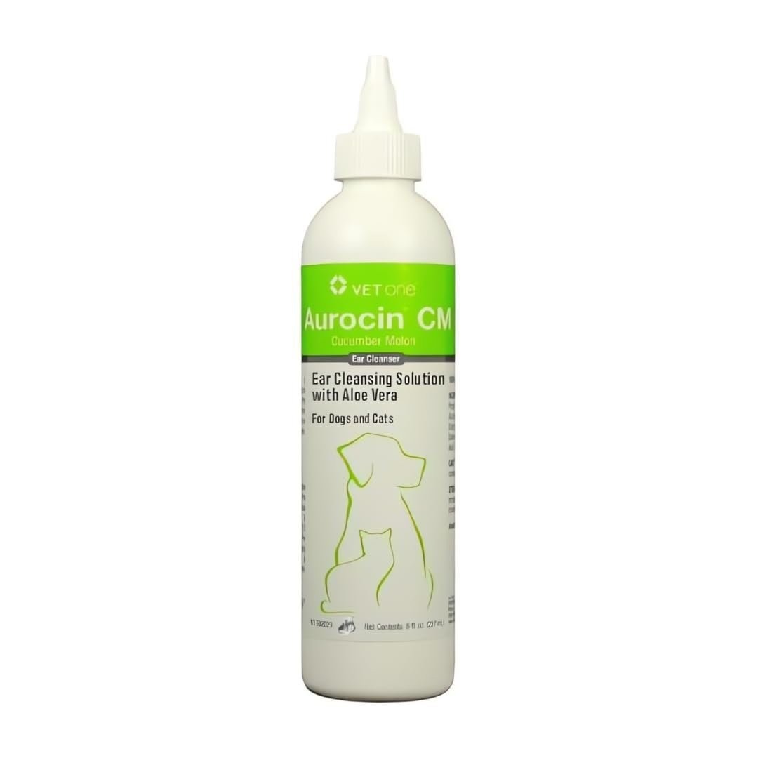 Vet One Aurocin Ear Cleanser (Cucumber Melon) - 8 oz