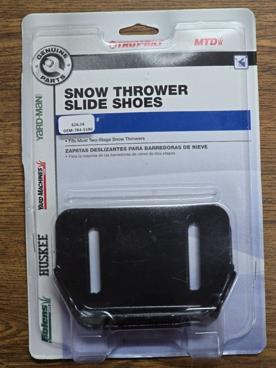 Cub Cadet MTD Skid Shoes OEM White (1 Pack)