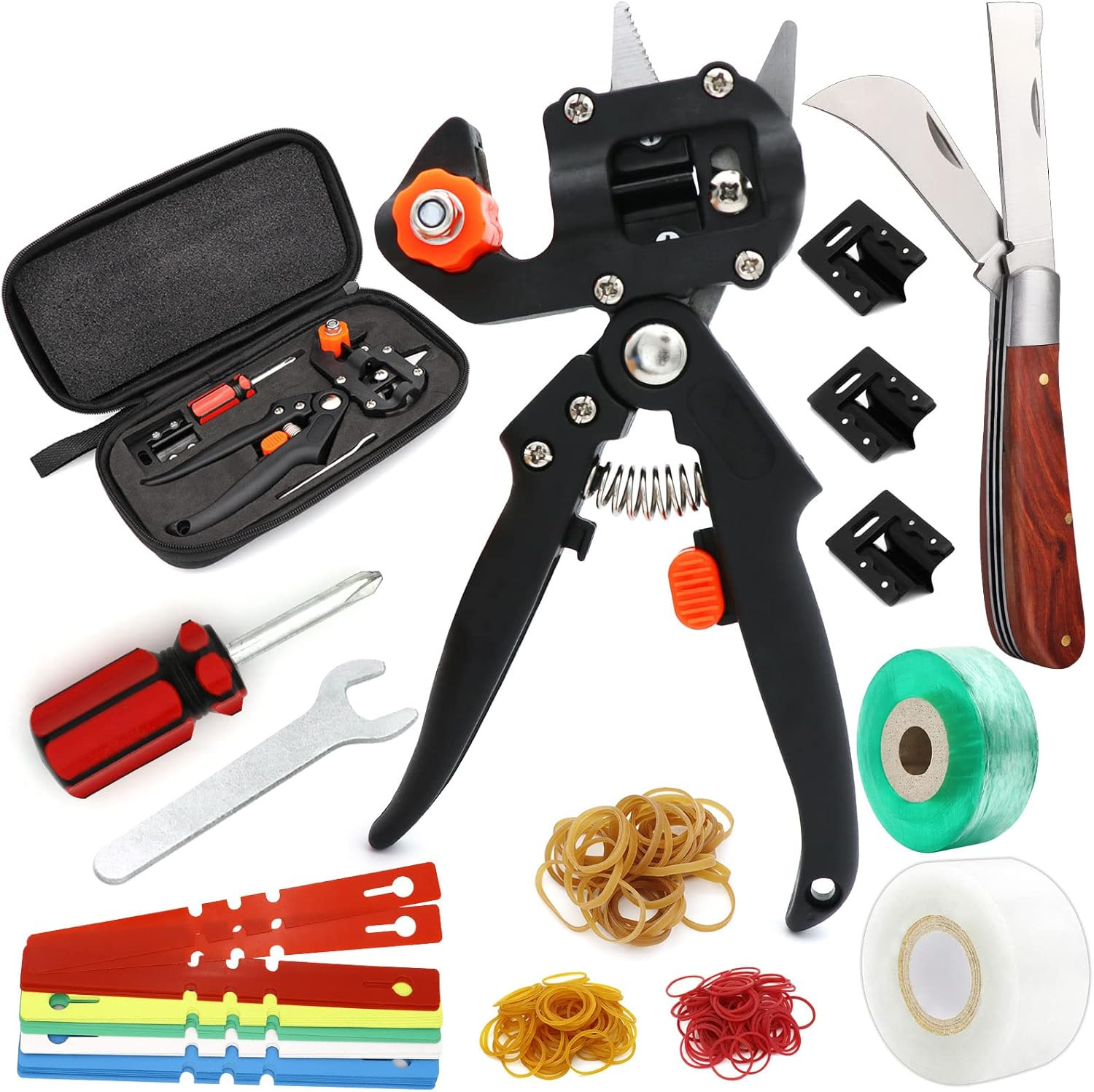 Gardening Pruning Knife Kit - Dual Action Knife with Blade R...