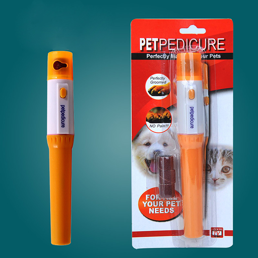 Electric Pet Nail Trimmer Kit - Cat & Dog Care Tool Bundle