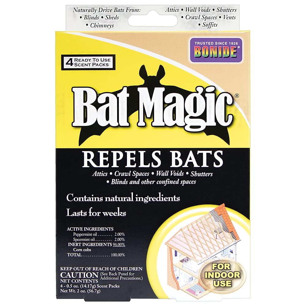 Bonide Bat Magic Repellent Pack of 4 Count