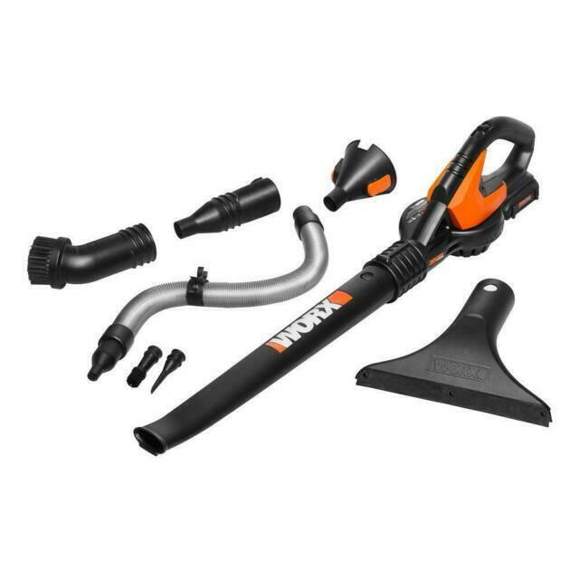 Worx WG545.1 Cordless Blower with Attachments