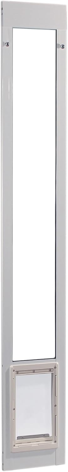 Aluminum Pet Patio Door, Adjustable Height 77-5/8"-80-3/8",...