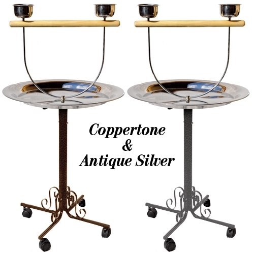 Pet Bird Metal Playstand PP-B-71 Toy Cage Gym (African Grey,...