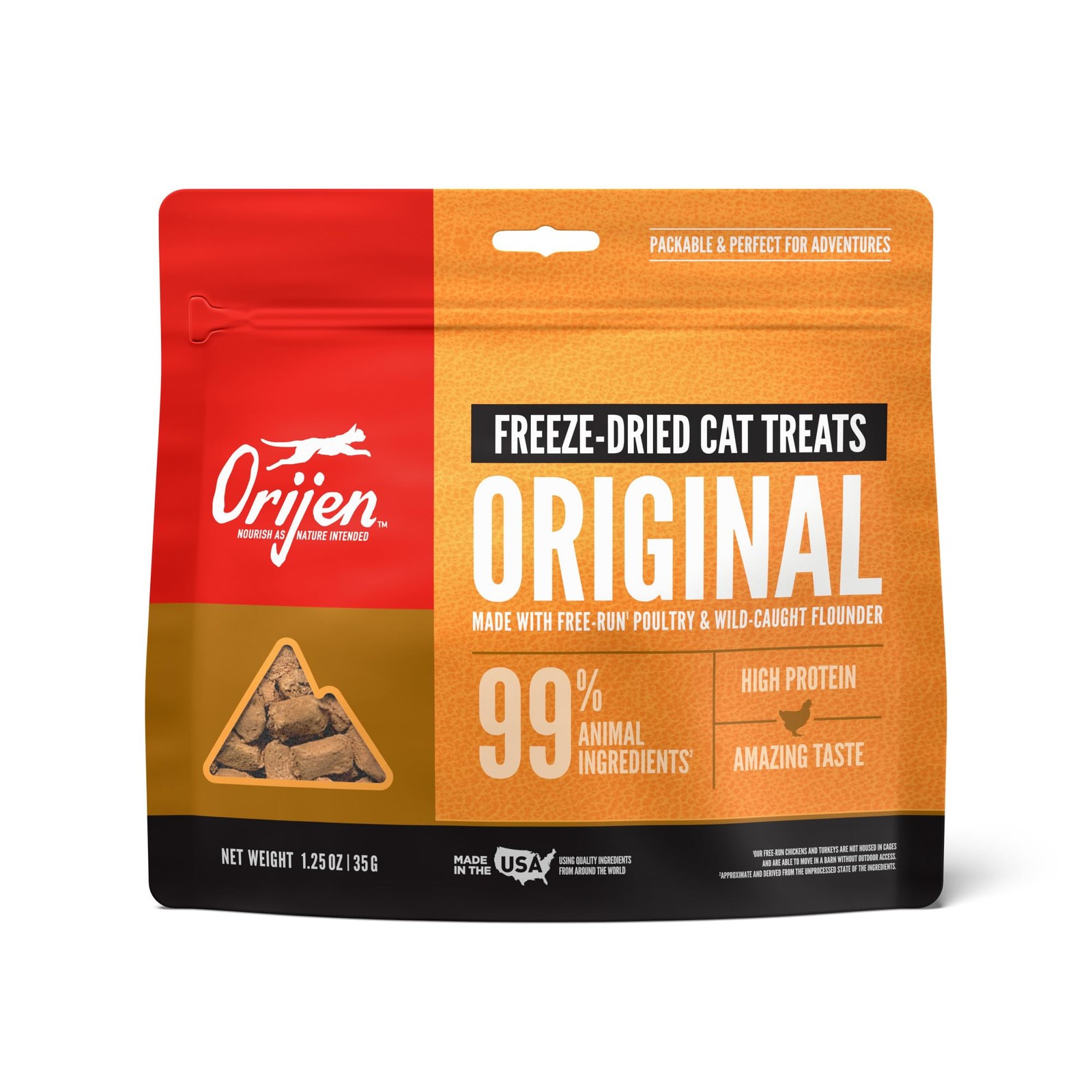 Orijen Original Freeze Dried Cat Treats Grain Free High Prot...