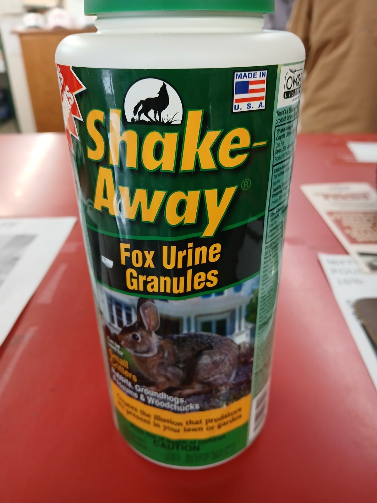 Shake Away Fox Urine Granules Container - 28.5 Oz