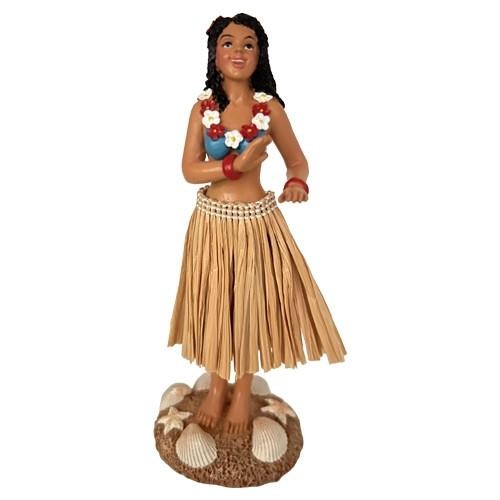 Miniature Fairy Garden 5" Bobble Hula Girl Figurine