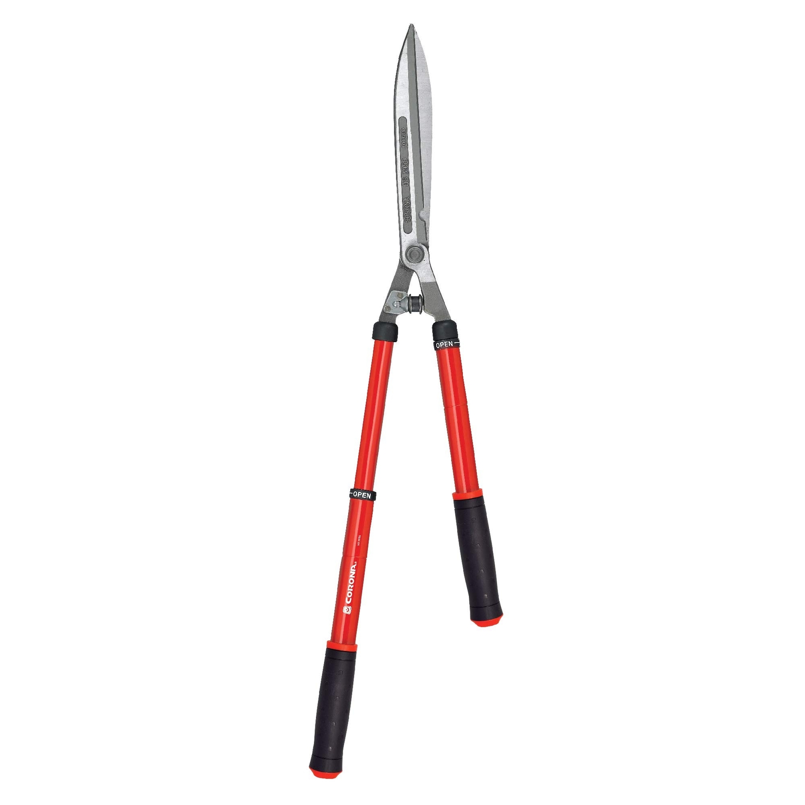 Corona Hedge Shear Extender Model HS-3950, 10-Inch Blade Red
