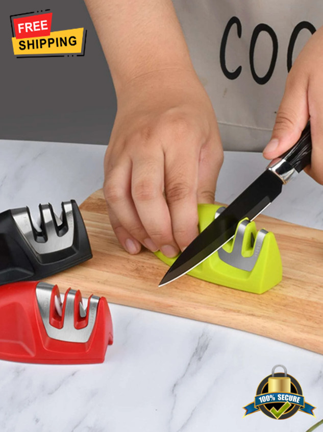 Diamond Ceramic 2-Stage Kitchen Knife Sharpener
