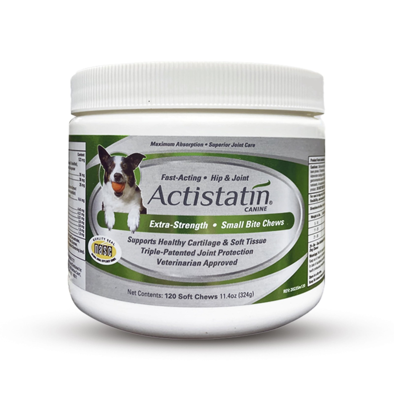 Actistatin Small Dog Chews - Joint Mobility Glucosamine & Ch...