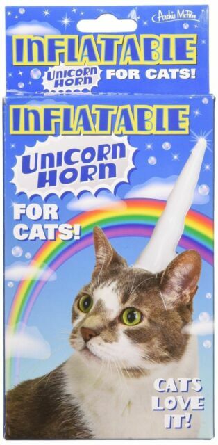 Inflatable Cat Unicorn Horn