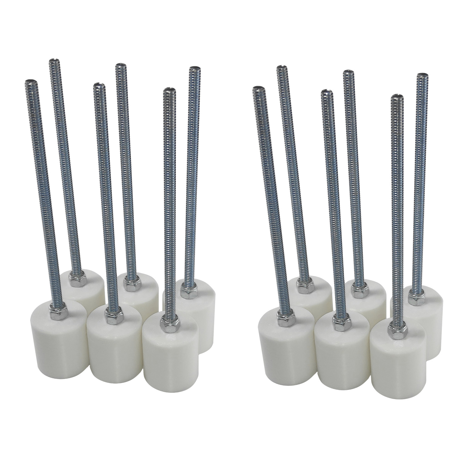 Dog Agility Pole Pegs - 2 Sets of 6 Pegs