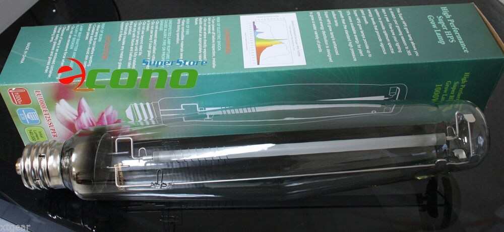 HPS Hydroponic Grow Lamp - 1000W High-Pressure Sodium Bulb