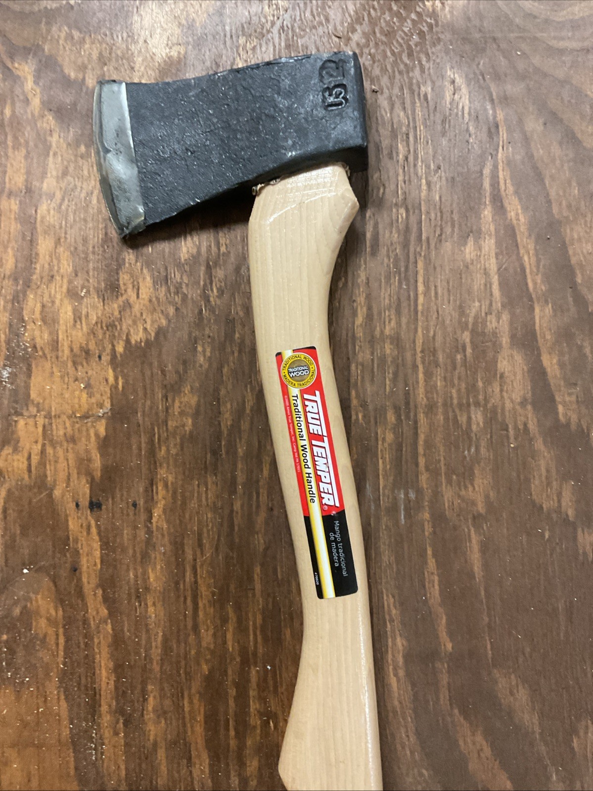 True Temper Traditional Wood Handle Camp Axe, 14" Hickory