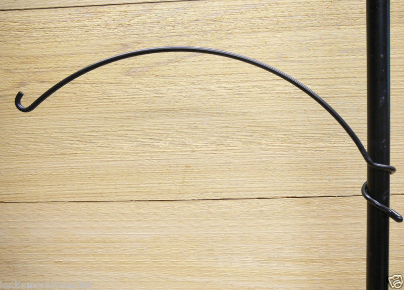 Erva 16" Coil Hanger for 1" Diameter Pole Plant, Bird Feeder...