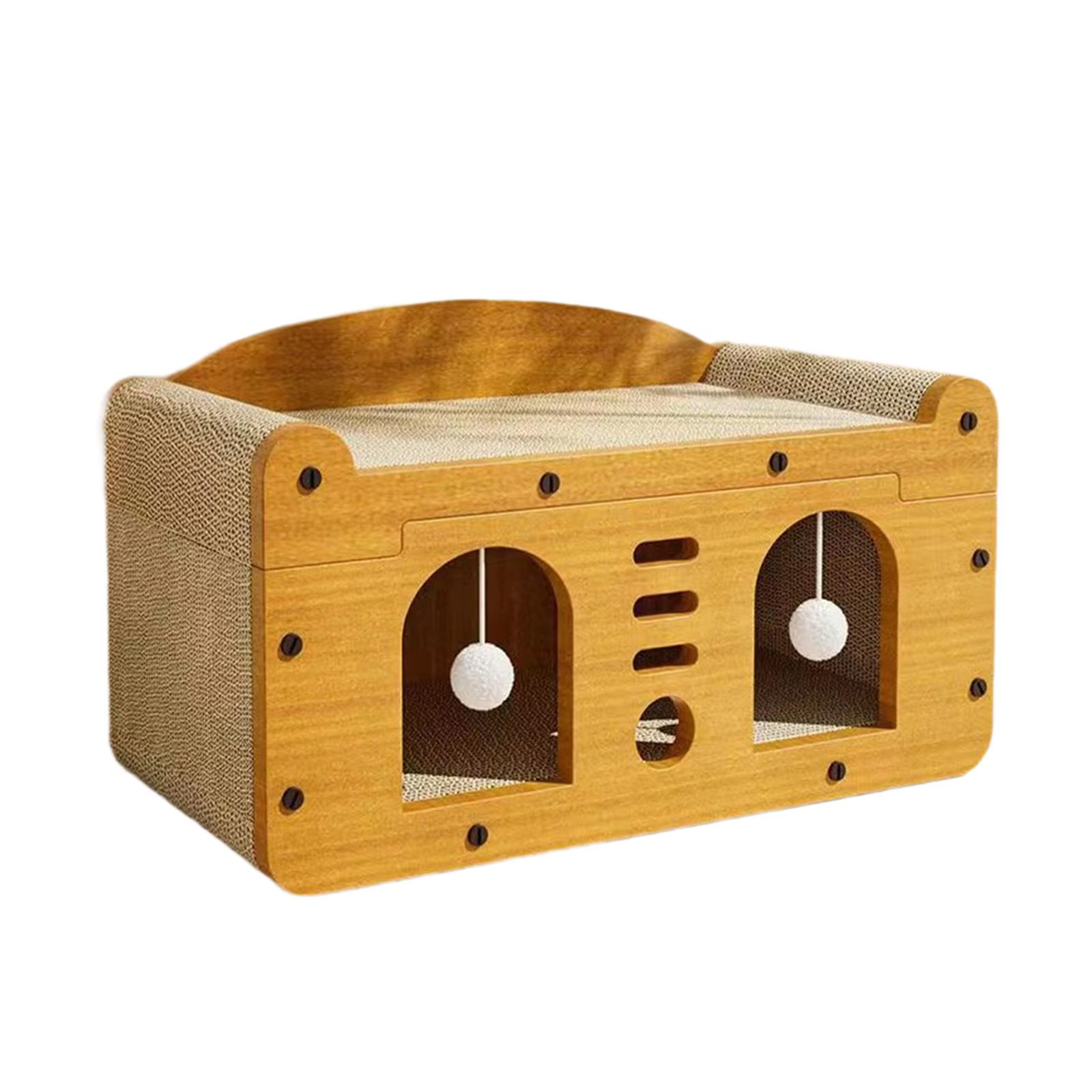 Cat Scratcher House Kitten Cardboard Cat House