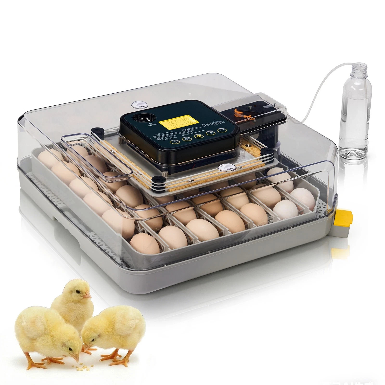 Chicken Egg Incubator 48 Eggs Automatic Digital Hatcher With...