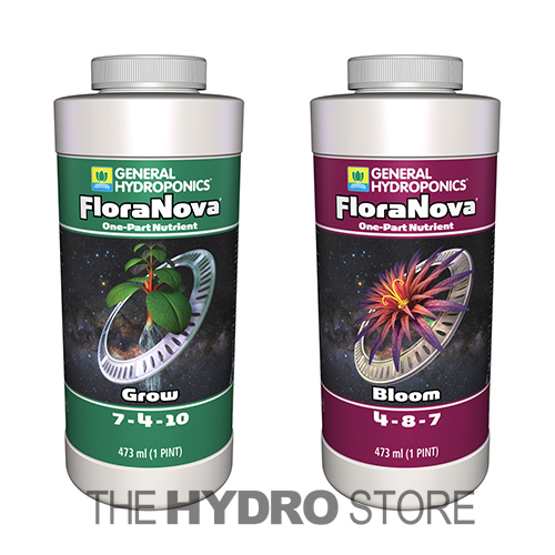 General Hydroponics Flora Nova Grow Bloom Pint - 16oz