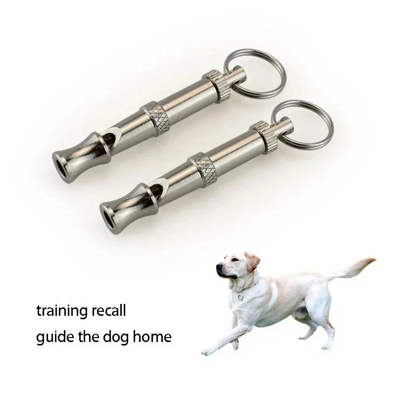 Stainless Steel Dog Whistle Bark Control Training Puppy