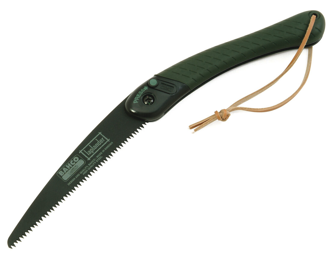 Bahco LapLander Folding Saw - Sweden Made, 8" Blade, 7TPI