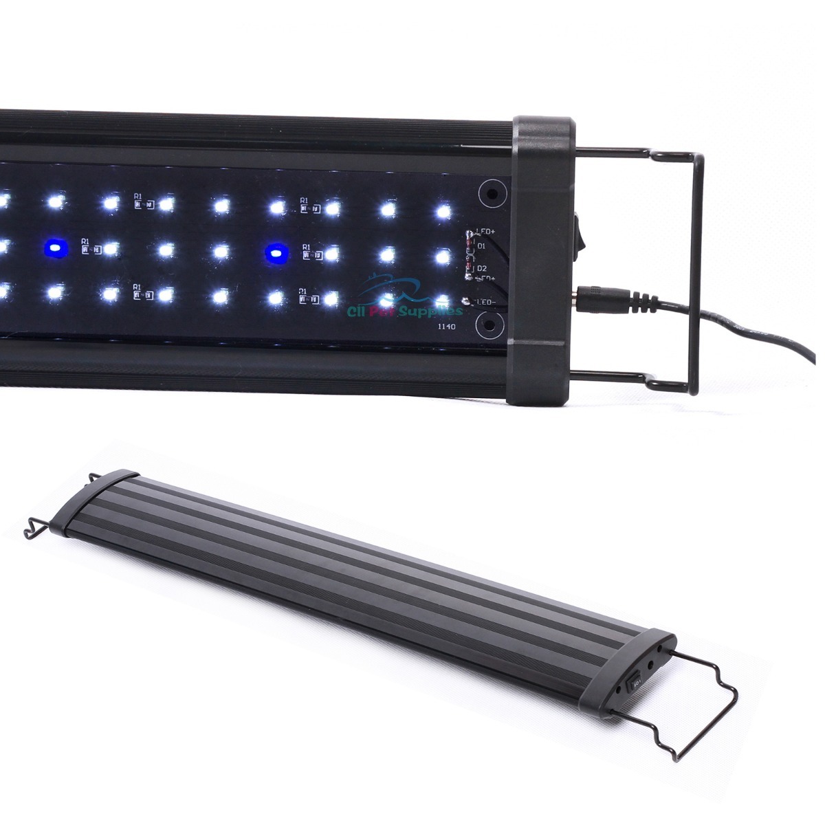 LED Aquarium Light: 12"/18"/24"/30"/36"/48"/72" Inch White B...