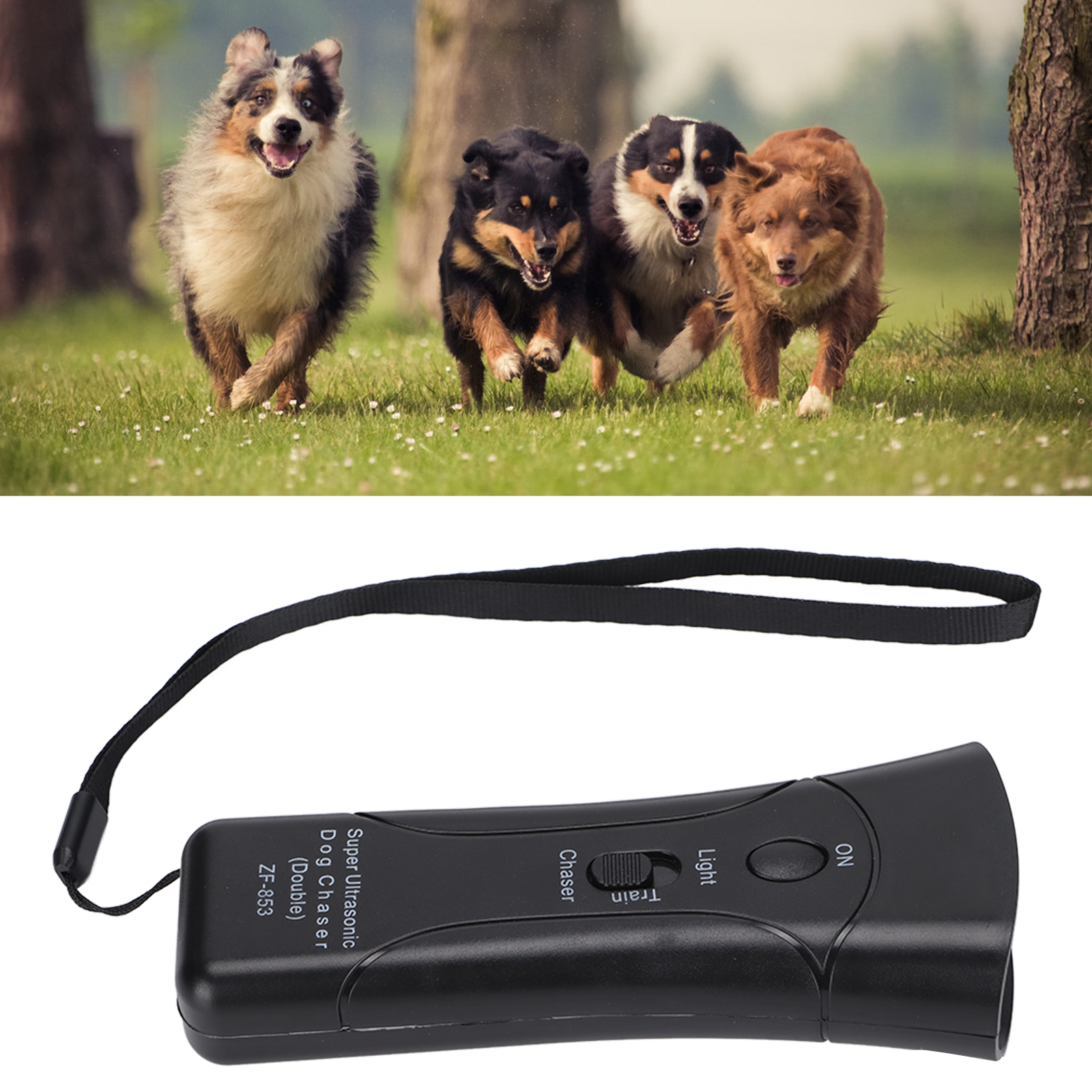 Ultrasonic Dog Chaser Stops Aggressive Animal Attacks Repell...