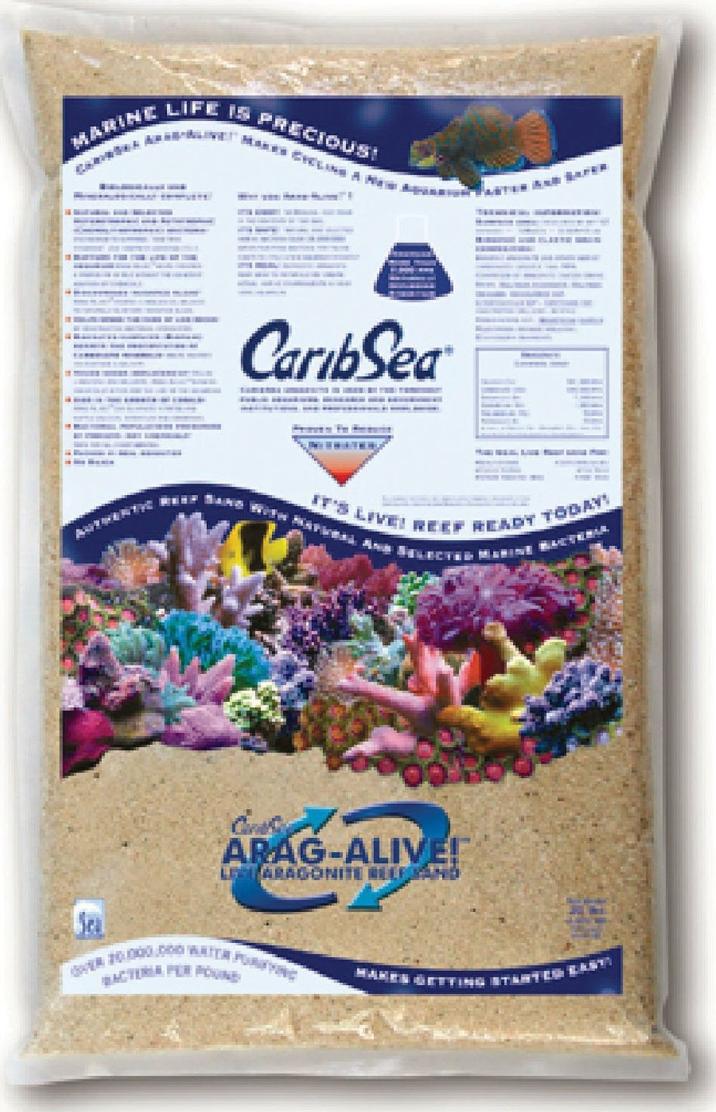 CaribSea Bahamas Oolite Reef Sand - 20 Pound Special Grade