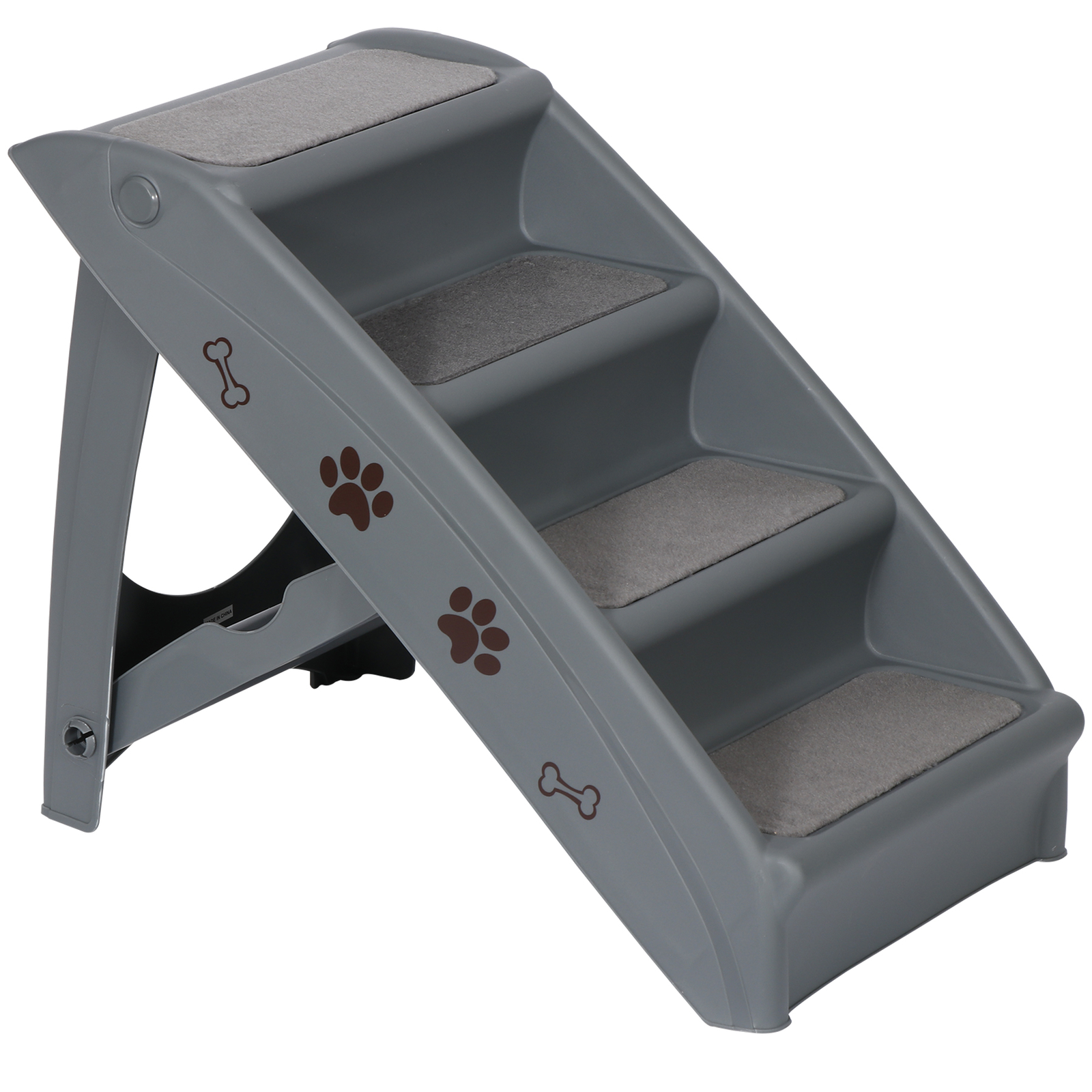 Dog Puppy Foldable Access Steps Ramp - Lightweight Stairs