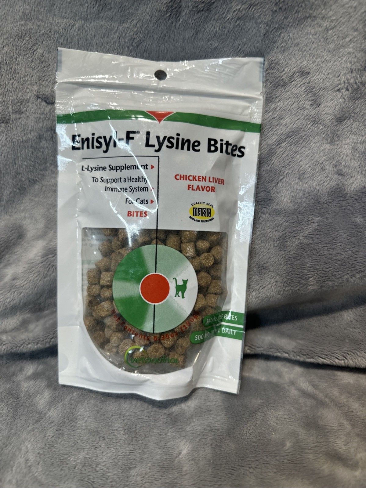 Enisyl-F Lysine Bites Cat Treats 6.3 Oz